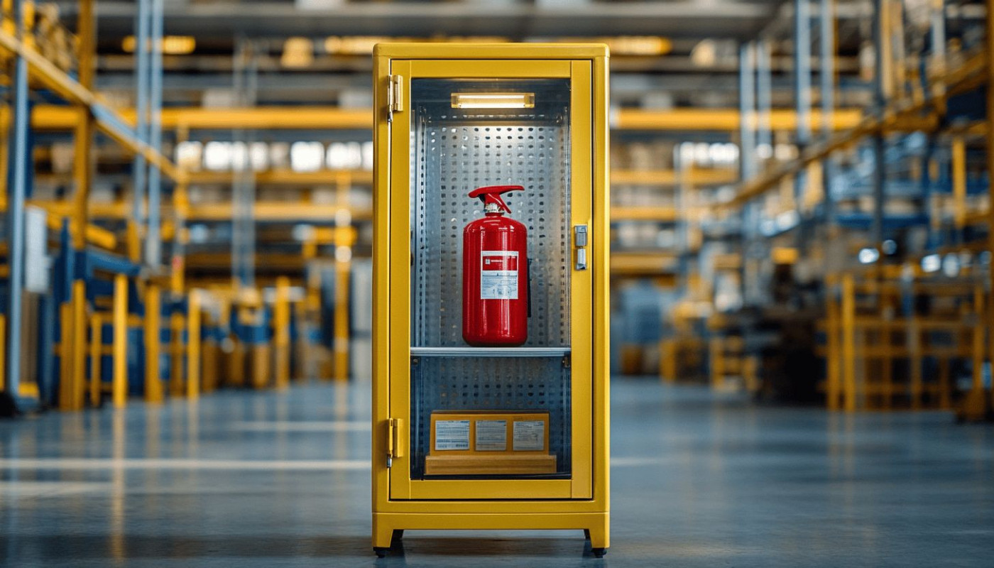 Ein Leitfaden zur optimalen Platzierung von Feuerlöscherschränken